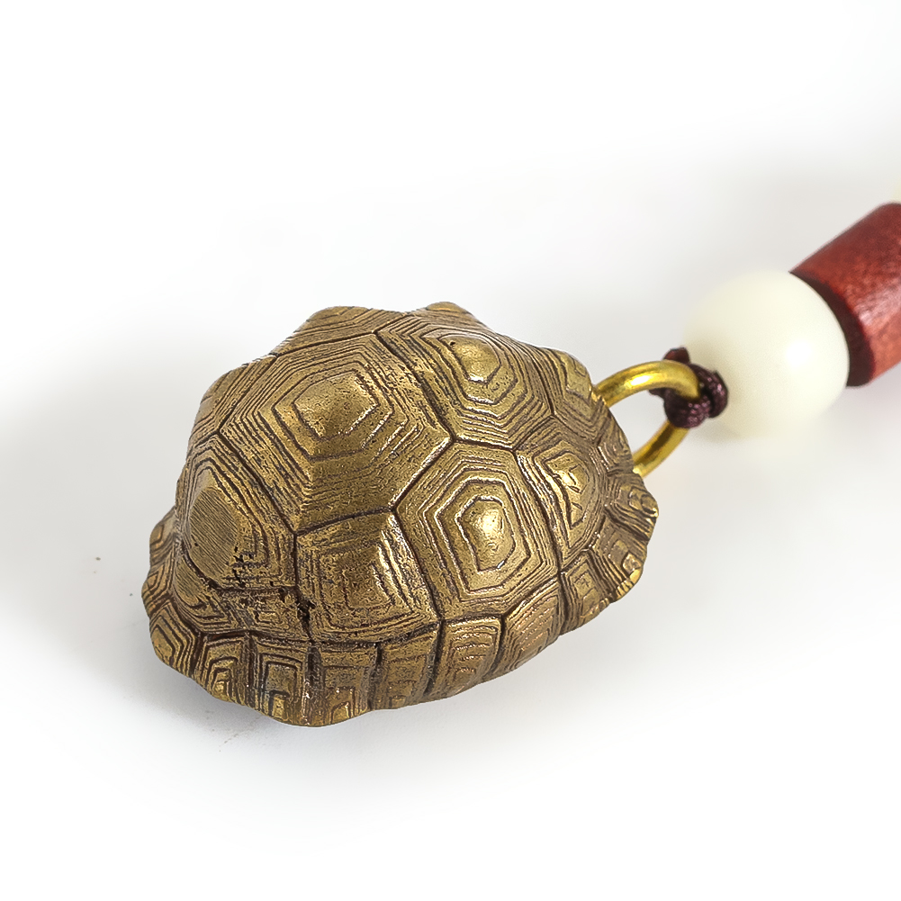Longevity Health & Wellness Hotel Adults Only - 1PC Handmade Brass Tortoise Shell Keychain