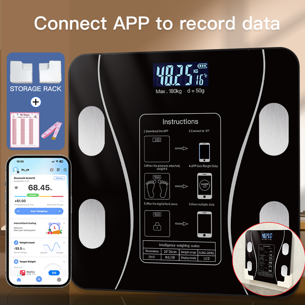 Digital Body Weight Scale - Conridel Is a High-Precision Intelligent App