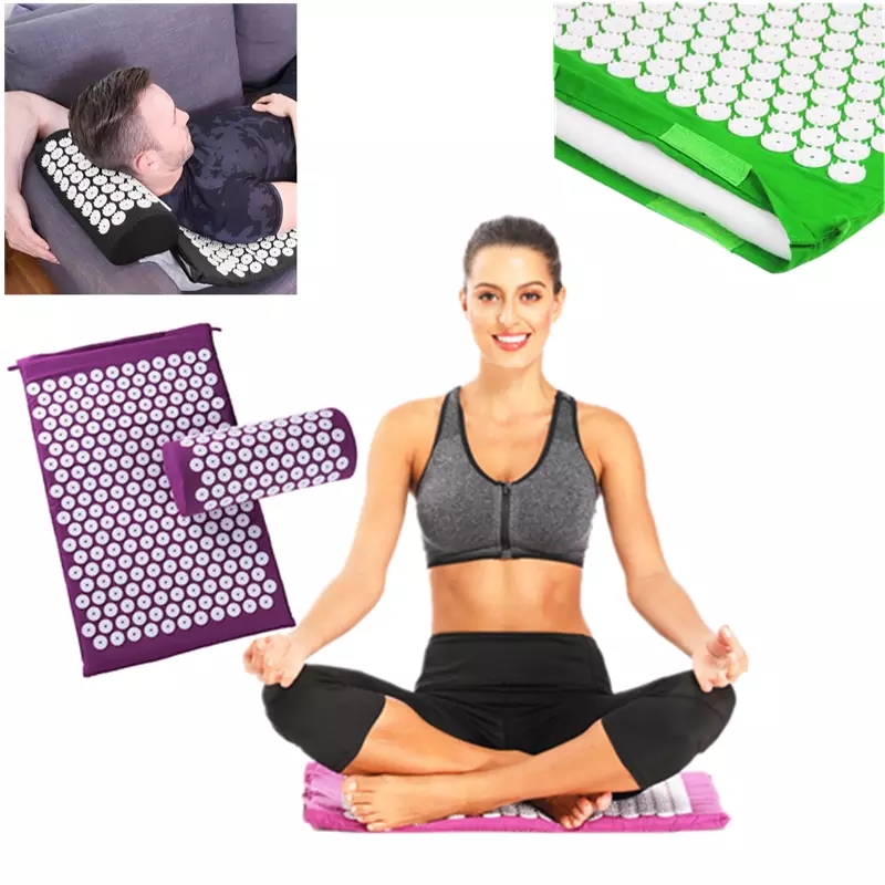 Massager Yoga Mat Cushion acup - Acupressure Mat Set review and price