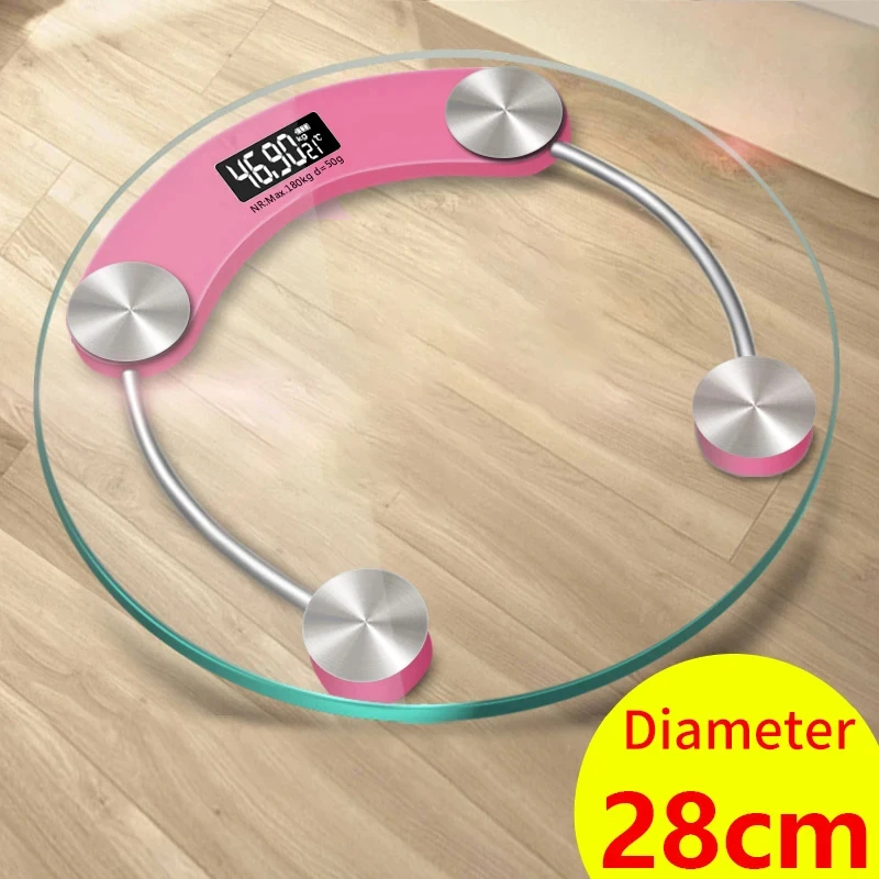 Fashion Round Weight Scale LCD - Digital Body Weight Scale review and price