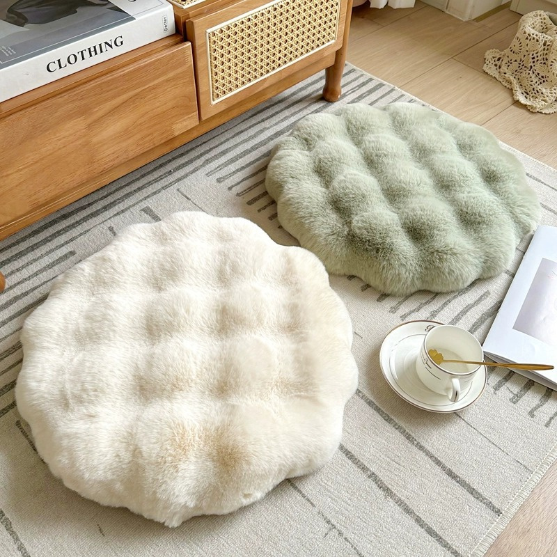 Faux Rabbit Fur Futon Cushion, - Acupressure Mat Set review and price