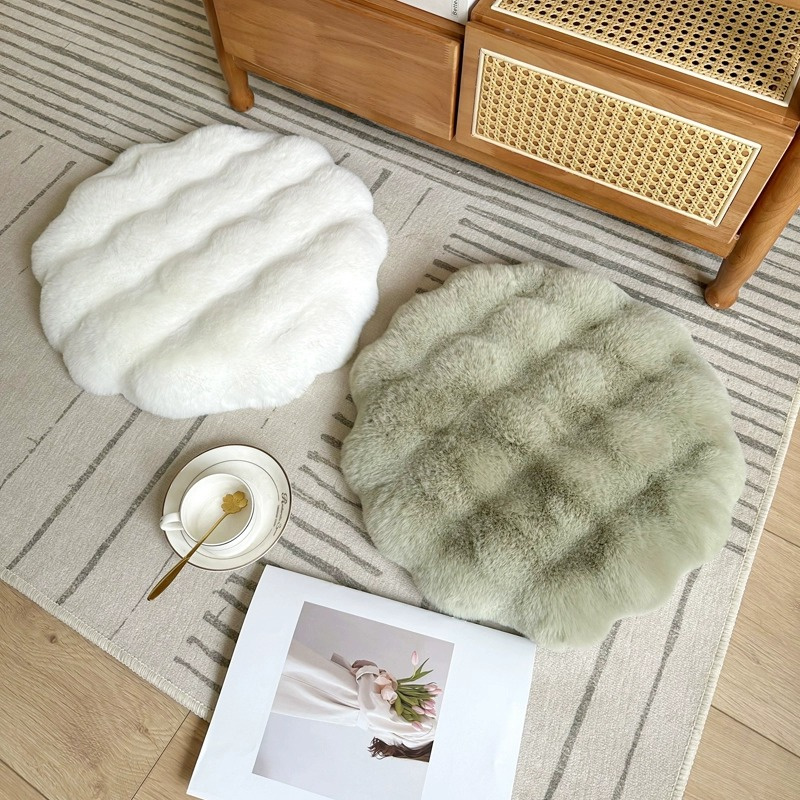 Faux Rabbit Fur Futon Cushion, - Acupressure Mat Set review and price