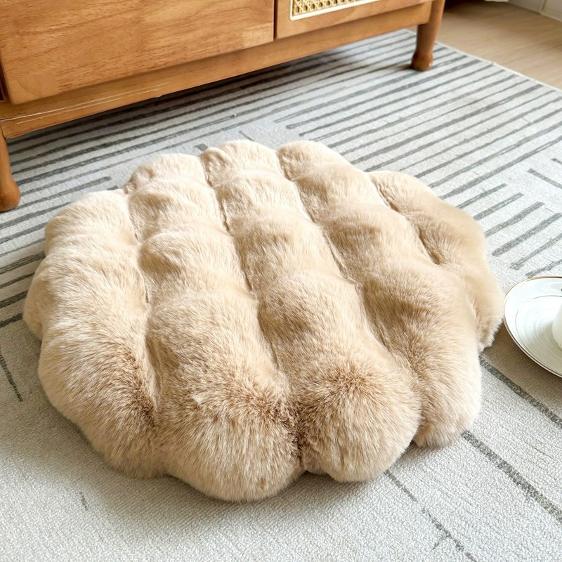 Faux Rabbit Fur Futon Cushion, - Acupressure Mat Set review and price