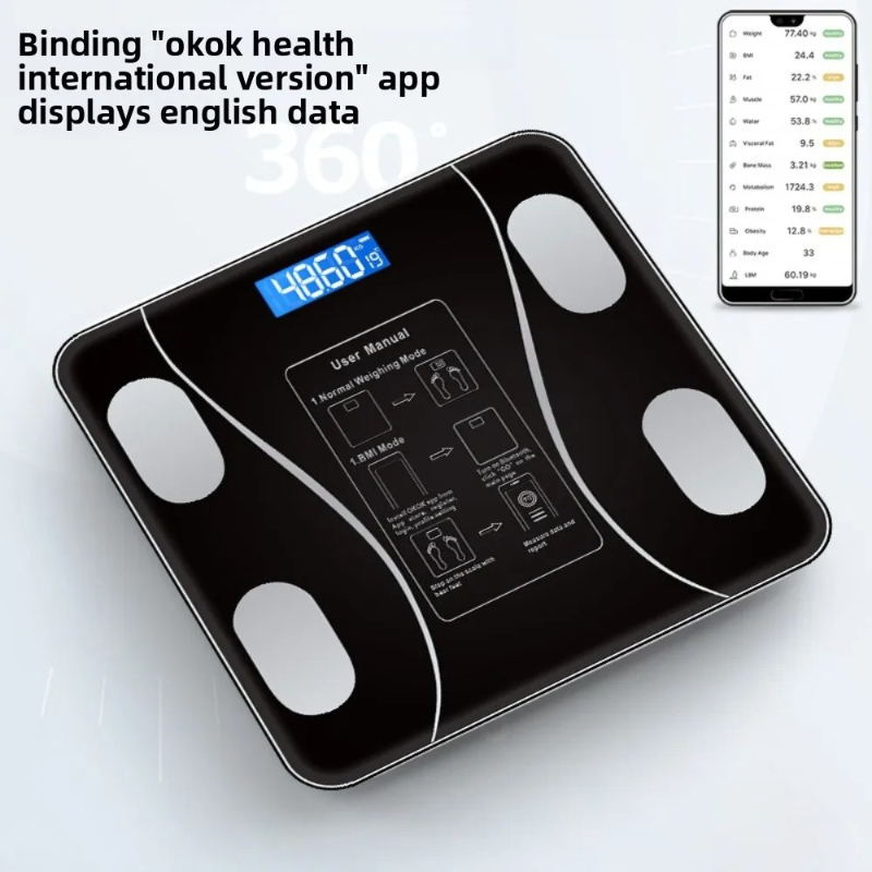 26X26cm Rechargeable Model Sma - Digital Body Weight Scale review and price