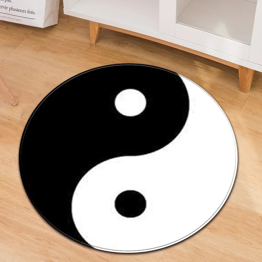 Yin Yang Taiji Round Rug Flowe - Acupressure Mat Set review and price