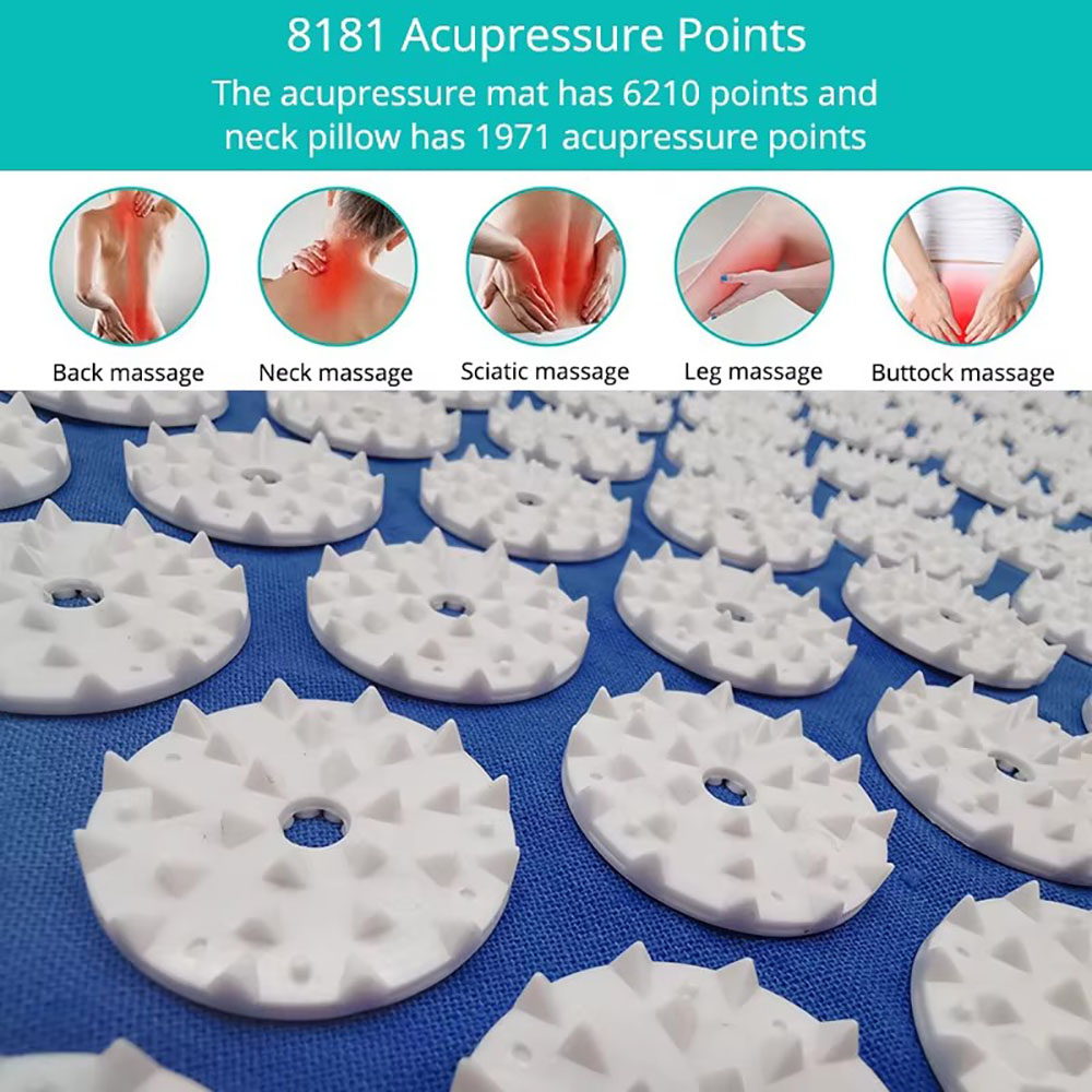 Massager Pillow, Massage Mat f - Acupressure Mat Set review and price