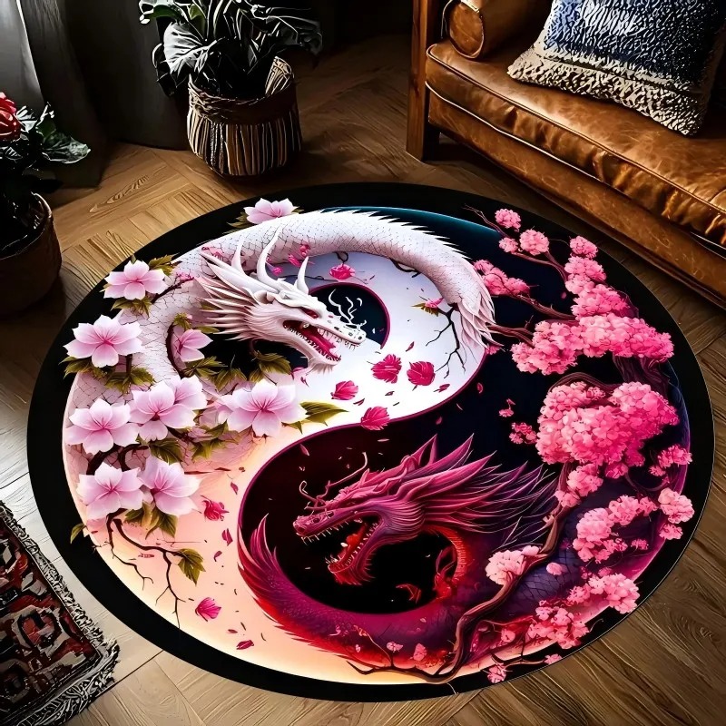Dragon Yin Yang Mat for Decor, - Acupressure Mat Set review and price