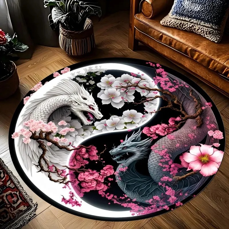 Dragon Yin Yang Mat for Decor, - Acupressure Mat Set review and price
